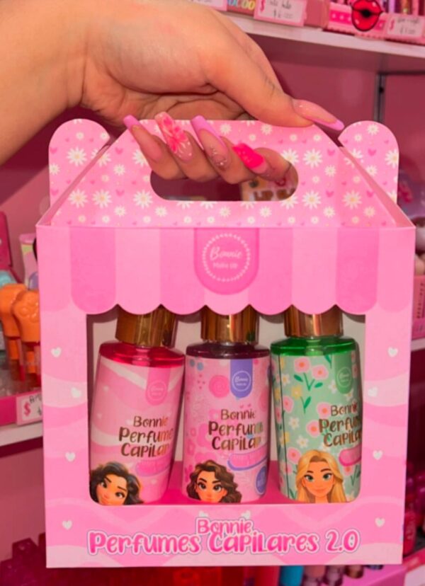 Perfumes Capilares X 3 con Brillos