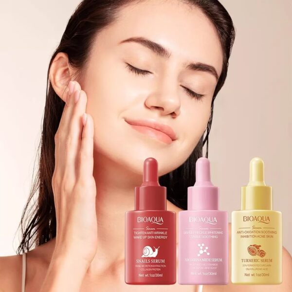 Kit X3 Sueros Faciales Aclarantes Bioaqua - Image 3