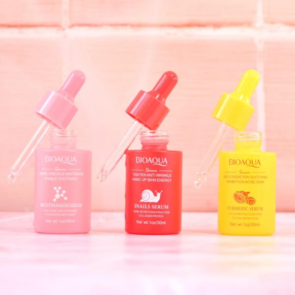 Kit X3 Sueros Faciales Aclarantes Bioaqua - Image 4