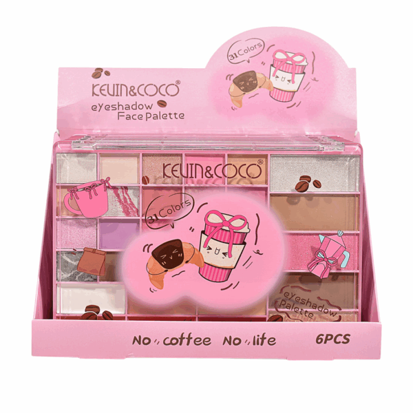 Hermosa Paleta De Sombras Rosa Kevin y Coco - Image 2